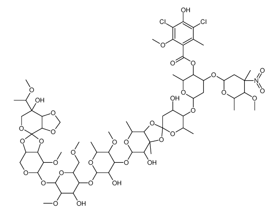 [6-[4',7-dihydroxy-6-[3-hydroxy-2-[4-hydroxy-6-[7'-hydroxy-7-methoxy-7'-(1-methoxyethyl)spiro[4,6,7,7a-tetrahydro-3aH-[1,3]dioxolo[4,5-c]pyran-2,4'-6,7a-dihydro-3aH-[1,3]dioxolo[4,5-c]pyran]-6-yl]oxy-5-methoxy-2-(methoxymethyl)oxan-3-yl]oxy-5-methoxy-6-me Structure