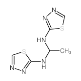 1,1-Ethanediamine, N,N-bis(1,3,4-thiadiazol-2-yl)-结构式