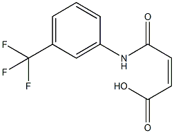 (2E)-3-{[3-(Trifluoromethyl)phenyl]carbamoyl}prop-2-enoic acid结构式