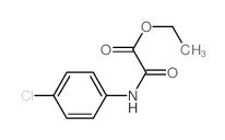 Acetic acid,2-[(4-chlorophenyl)amino]-2-oxo-, ethyl ester Structure