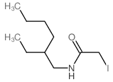 N-(2-ethylhexyl)-2-iodo-acetamide结构式