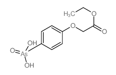 [4-(ethoxycarbonylmethoxy)phenyl]arsonic acid Structure