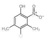 4-chloro-3,5-dimethyl-2-nitro-phenol Structure