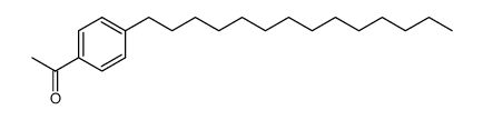p-tetradecylacetophenone结构式