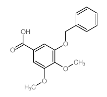 3,4-dimethoxy-5-phenylmethoxy-benzoic acid结构式