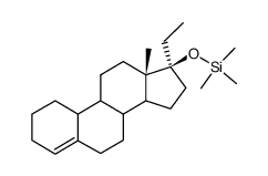 Trimethyl[[(17S)-19-norpregnan-4-en-17-yl]oxy]silane结构式