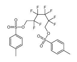1,6-双(4-甲苯磺酰氧基)-1h,1h,6h,6h-全氟己烷结构式