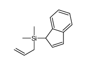 1H-inden-1-yl-dimethyl-prop-2-enylsilane结构式