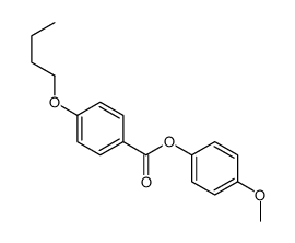 (4-methoxyphenyl) 4-butoxybenzoate Structure
