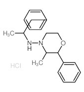 3-Methyl-4-(1-phenyl-2-propylamino)-2-phenylmorpholine hydrochloride Structure