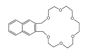 2,3-naphtho-20-crown-6 ether Structure