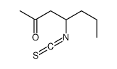 4-isothiocyanatoheptan-2-one结构式