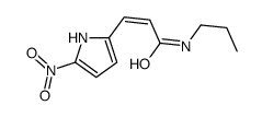 3-(5-nitro-1H-pyrrol-2-yl)-N-propylprop-2-enamide Structure