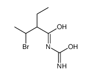 3-bromo-N-carbamoyl-2-ethylbutanamide结构式