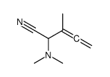2-(dimethylamino)-3-methylpenta-3,4-dienenitrile Structure