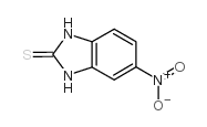 2-巯基-5-硝基苯并咪唑结构式