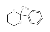 1,3-Dithiane,2-methyl-2-phenyl- Structure