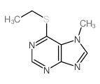 Purine, 6- (ethylthio)-7-methyl- structure