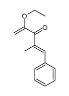4-ethoxy-2-methyl-1-phenylpenta-1,4-dien-3-one结构式