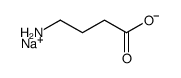 sodium 4-aminobutyrate Structure