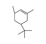 (3S,5S)-5-tert-butyl-1,3-dimethylcyclohexene结构式