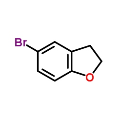 5-溴-2,3-二氢苯并呋喃结构式