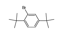 2-Bromo-1,4-bis(1,1-dimethylethyl)benzene Structure
