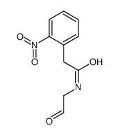 2-(2-nitrophenyl)-N-(2-oxoethyl)acetamide结构式