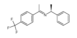 (S,E)-1-phenyl-N-(1-(4-(trifluoromethyl)phenyl)ethylidene)ethanamine结构式