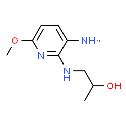 2-Propanol,1-[(3-amino-6-methoxy-2-pyridinyl)amino]-(9CI) Structure