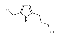 2-丁基-4-羟甲基咪唑结构式