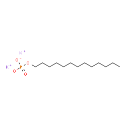 dipotassium tridecan-1-yl phosphate Structure
