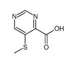 5-methylsulfanylpyrimidine-4-carboxylic acid Structure