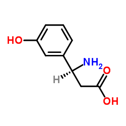 (S)-β-(3-羟苯基)丙氨酸结构式