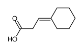 β-cyclohexylidenepropionic acid Structure