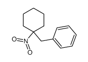 1-benzyl-1-nitrocyclohexane Structure