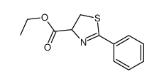 ethyl 2-phenyl-4,5-dihydrothiazole-4-carboxylate结构式