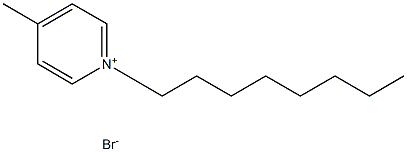 N-octyl-4-metylpyridinium bromide Structure