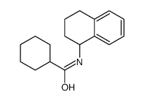 Cyclohexanecarboxamide, N-(1,2,3,4-tetrahydro-1-naphthalenyl)- (9CI)结构式