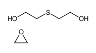 2-(2-hydroxyethylsulfanyl)ethanol,oxirane Structure