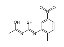 N-[(2-Methyl-5-nitrophenyl)carbamothioyl]acetamide Structure
