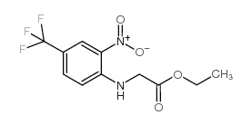 2-(2-硝基-4-三氟甲基苯基氨基)乙酸乙酯结构式