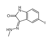 5-iodo-3-(2-methylhydrazinyl)indol-2-one Structure