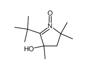 2-tert-butyl-3,5,5-trimethyl-1-oxy-4,5-dihydro-3H-pyrrol-3-ol结构式