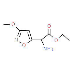 5-Isoxazoleaceticacid,alpha-amino-3-methoxy-,ethylester(9CI) structure