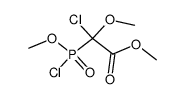 methyl 2-chloro-2-(chloro(methoxy)phosphoryl)-2-methoxyacetate结构式