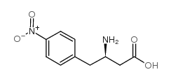 (R)-3-氨基-4-(4-硝基苯基)丁酸结构式