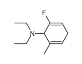 N,N-diethyl-2-fluoro-6-methylcyclohexa-2,5-dien-1-amine Structure