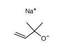 2-methyl-3-butene-2-ol, sodium salt Structure