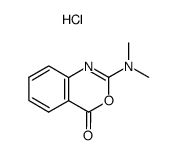 2-(dimethylamino)-4H-benzo[d][1,3]oxazin-4-one hydrochloride Structure